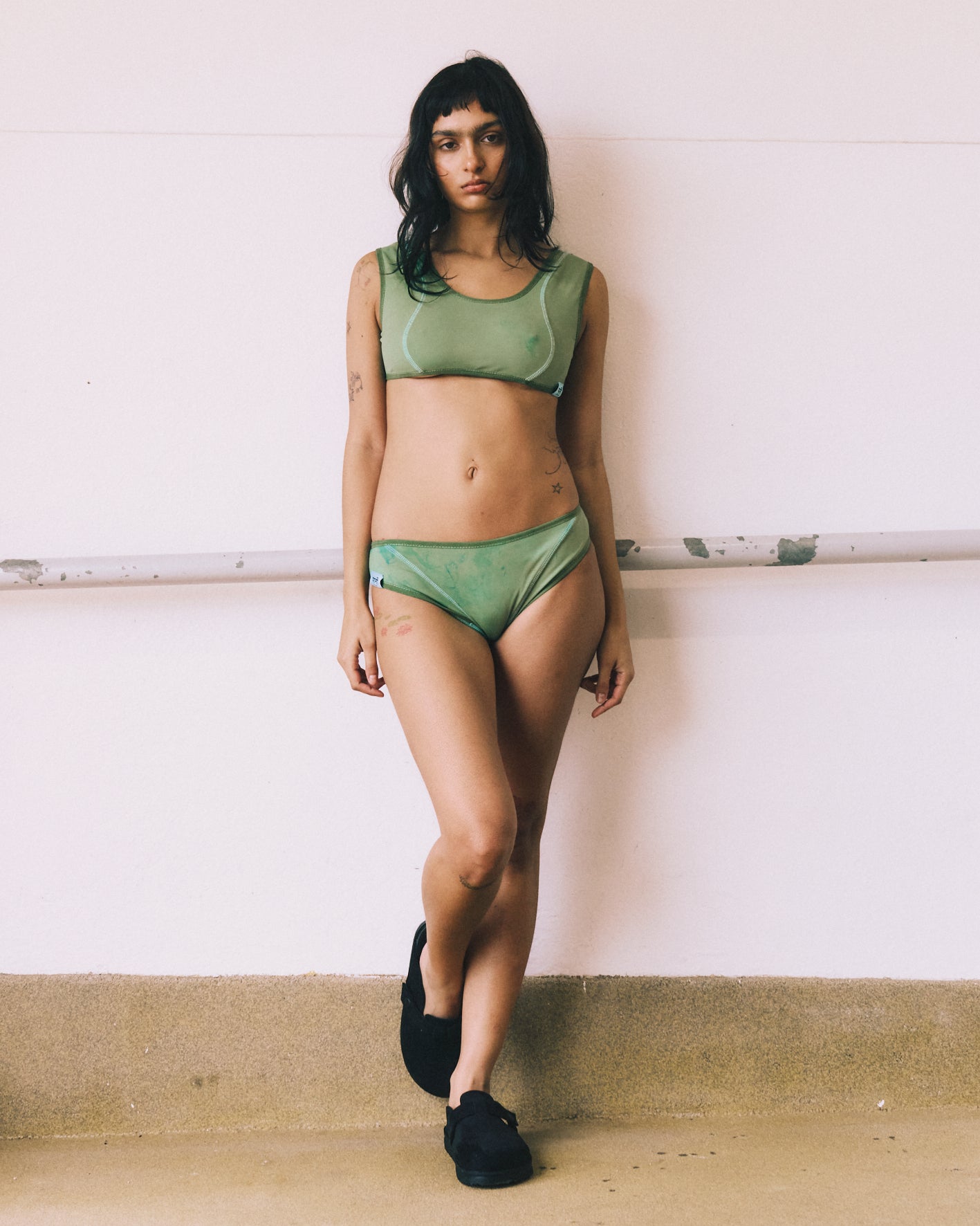 Tairana Bikini Bottom - Dark Green